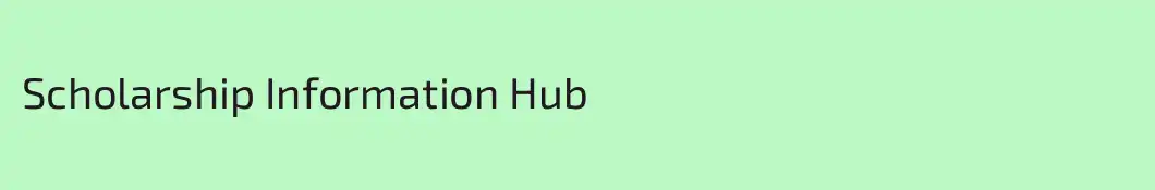 Scholarship Information Hub